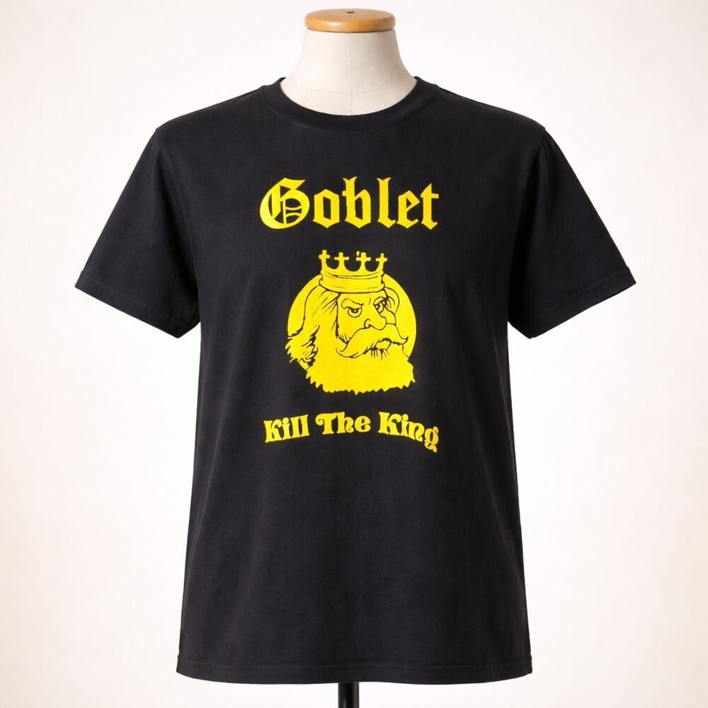 Vintage Dungeons and Dragons Goblet Kill The King Long Live Rock SS Shirt S